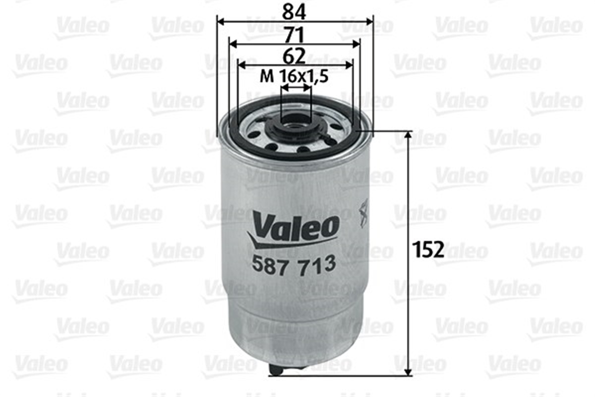 STILOYAKIT FİLTRESİ MAZOT FIAT STILO MULTI WAGON 1.9 JTD VALEO 587713VALEOVALEO 587713