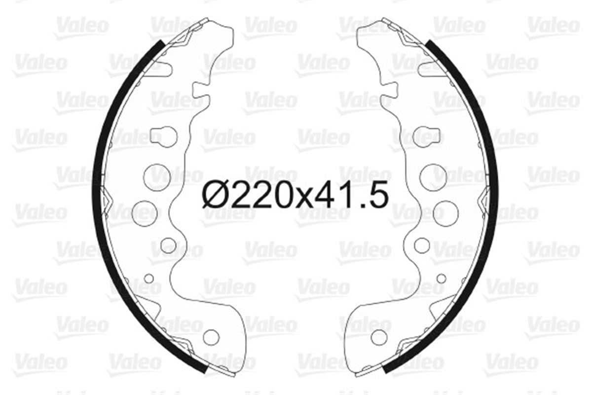 SUZUKIPABUÇLU FREN BALATASI SUZUKI GRAND VITARA 1.6. 2.0. 2.5 V6 24V 98 - VALEO 562784VALEOVALEO 562784