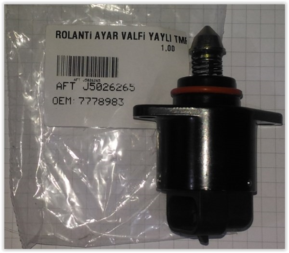 TEMPRAROLANTİ AYAR VALFİ YAYLI TEMPRA-TIPO 1.6 MPI OEK 7778983OEKOEK 7778983