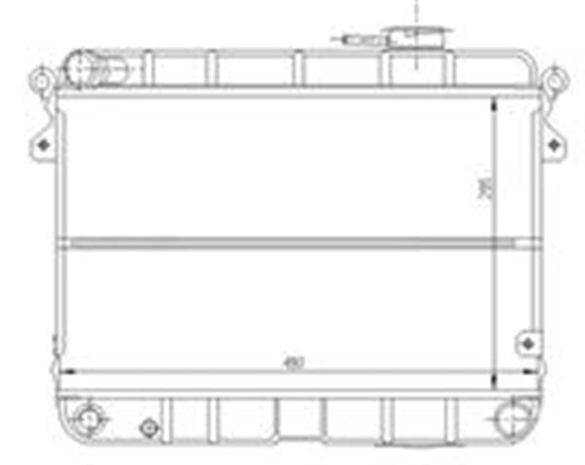 TOFAŞRADYATOR M131 EM-YM 470X292X34 ORIS MFI051ORISORIS MFI051
