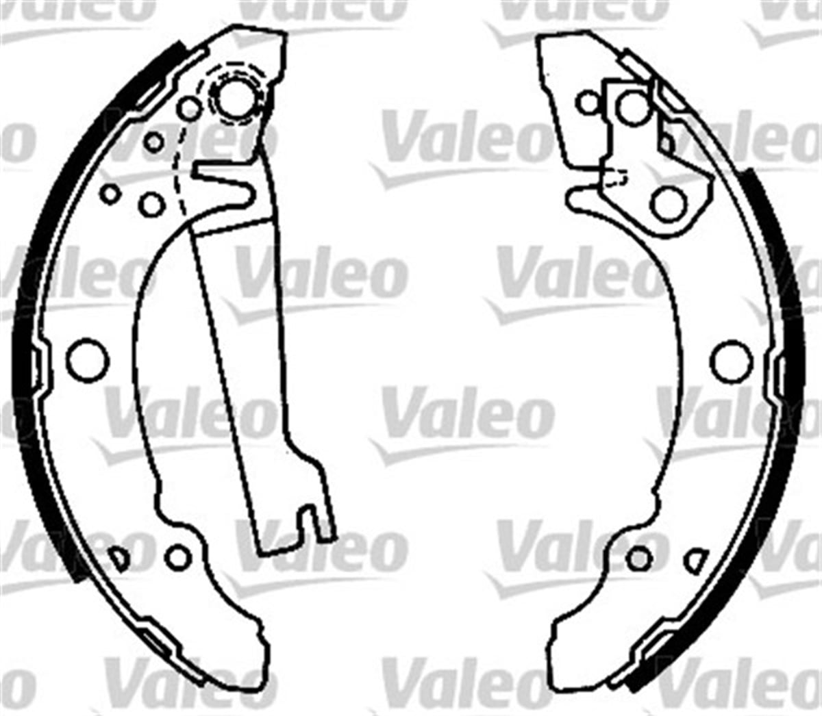 TOLEDOARKA PABUÇ BALATA GOLF II-III-JETTA II-III-PASSAT-POLO-IBIZA II-TOLEDO-CORDOBA 180X31 VALEO 562020VALEOVALEO 562020