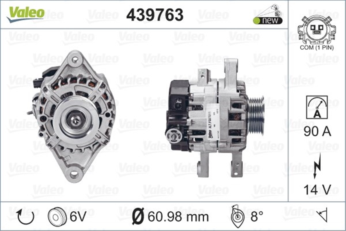 TOYOTAALTERNATÖR TOYOTA VALEO 439763VALEOVALEO 439763