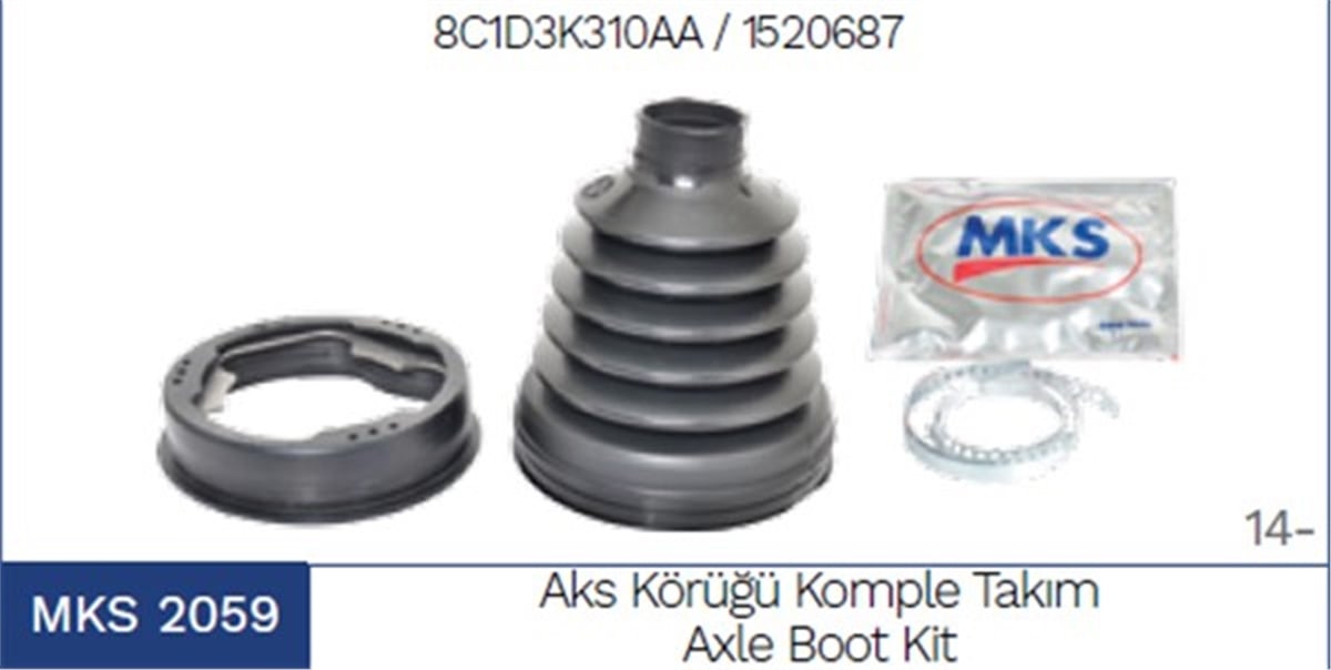 TRANSITAKS KÖRÜĞÜ İÇ TAKIM FORD TRANSİT V363-CUSTOM 2014 MKS 2059MKSMKS 2059