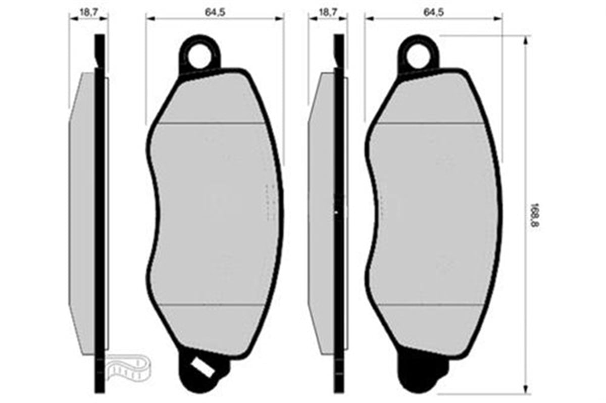 TRANSITÖN BALATA TRANSİT V184 8.00 MARELLI 323700013800MARELLIMARELLI 323700013800