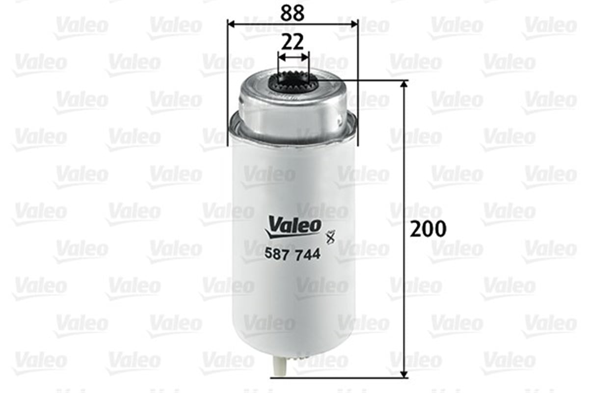 TRANSITYAKIT FİLTRESİ MAZOT FORD TRANSIT 2.0 TDCI VALEO 587744VALEOVALEO 587744