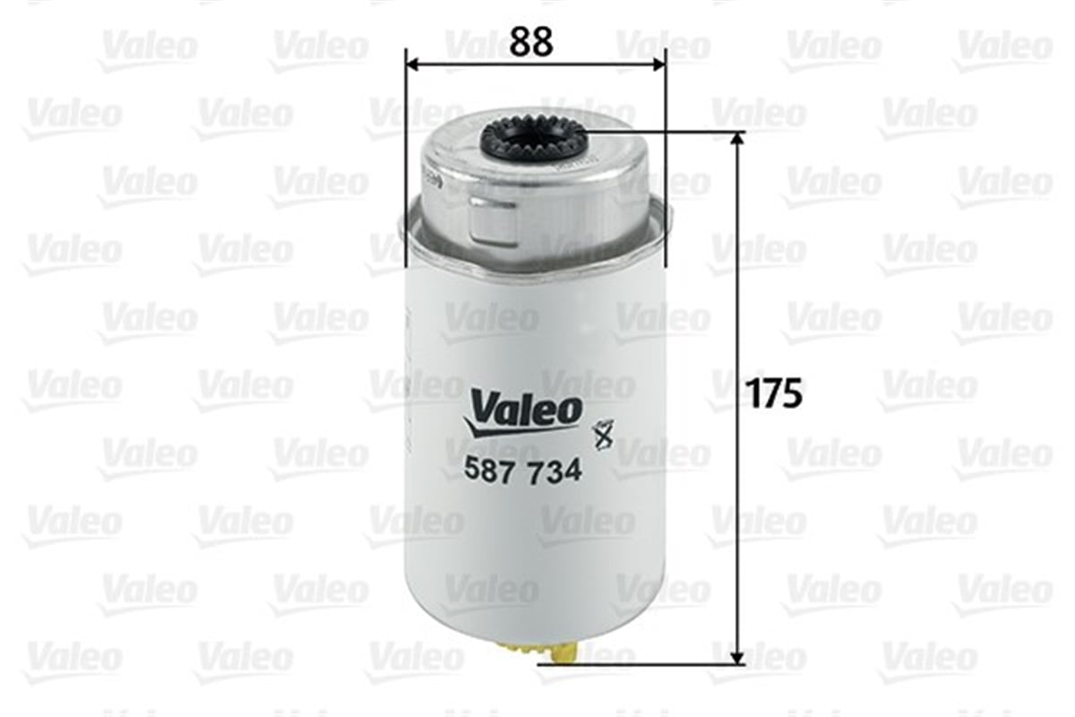 TRANSITYAKIT FİLTRESİ MAZOT FORD TRANSIT V148 2.0 TDCI 04 06 VALEO 587734VALEOVALEO 587734