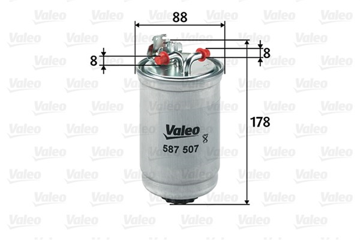 TRANSPORTERYAKIT FİLTRESİ MAZOT VOLKSWAGEN GOLF III 1.9-TRANSPORTER-JETTA-CADDY VALEO 587507VALEOVALEO 587507