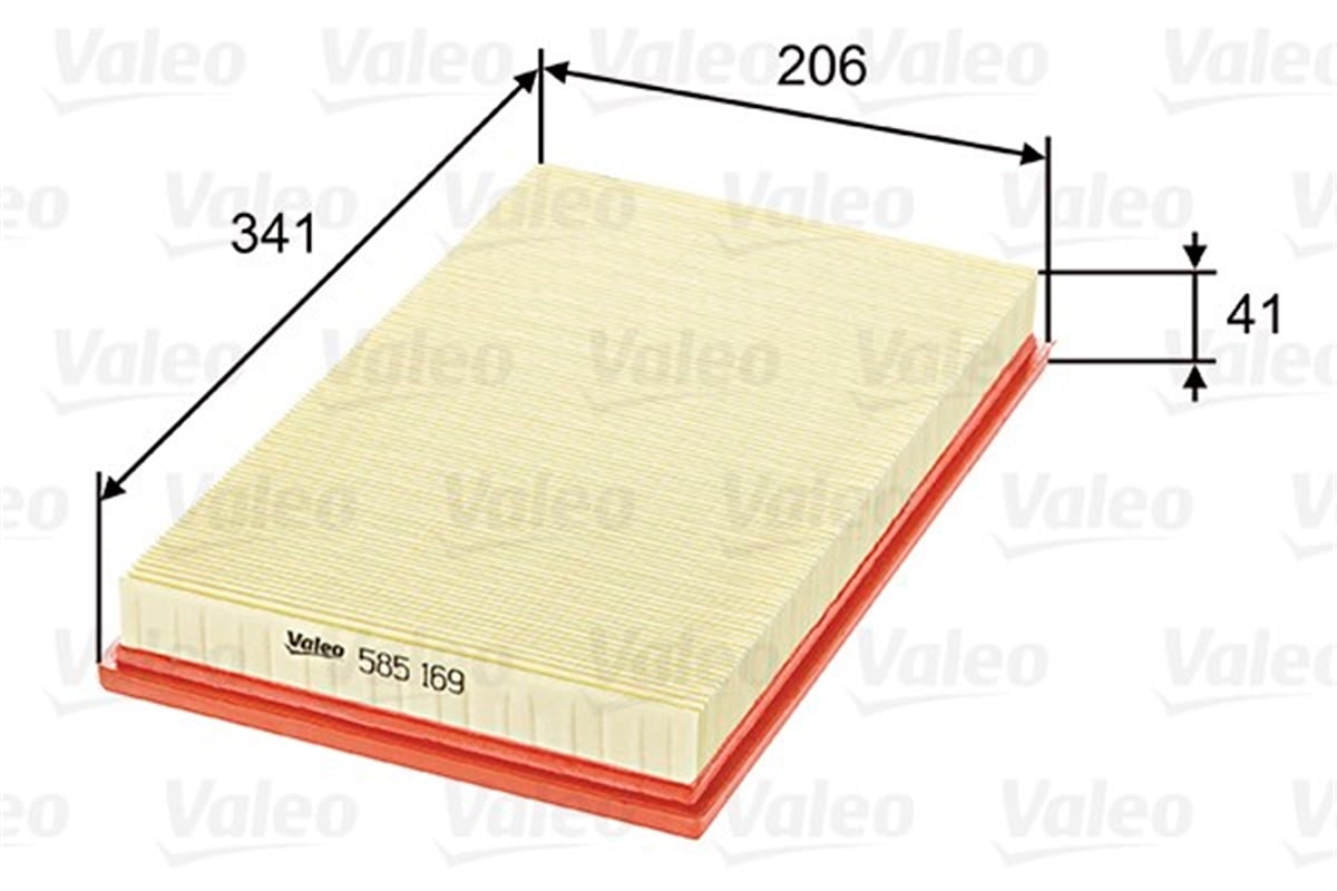 VECTRAHAVA FİLTRESİ OPELVECTRA B 1.6 I 16V-SPEEDSTER VALEO 585169VALEOVALEO 585169