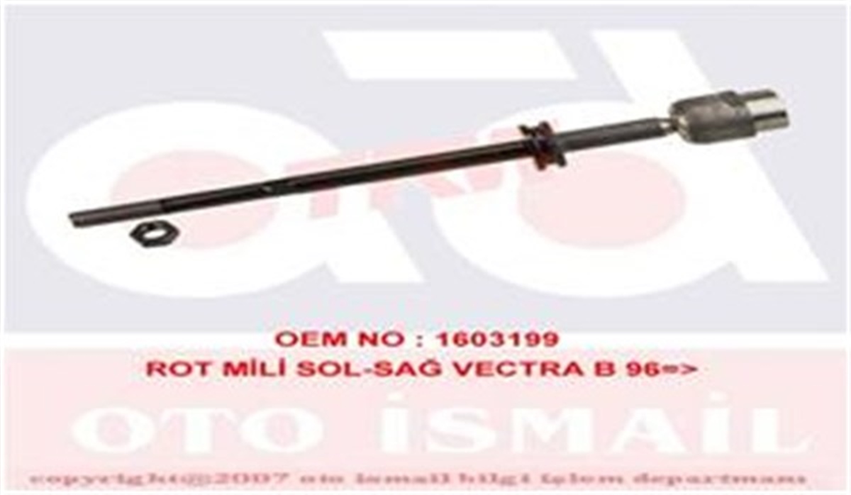 VECTRAJAR128L ROT MİLİ SOL-SAĞ VECTRA B 96 TRW JAR128LTRWTRW JAR128L