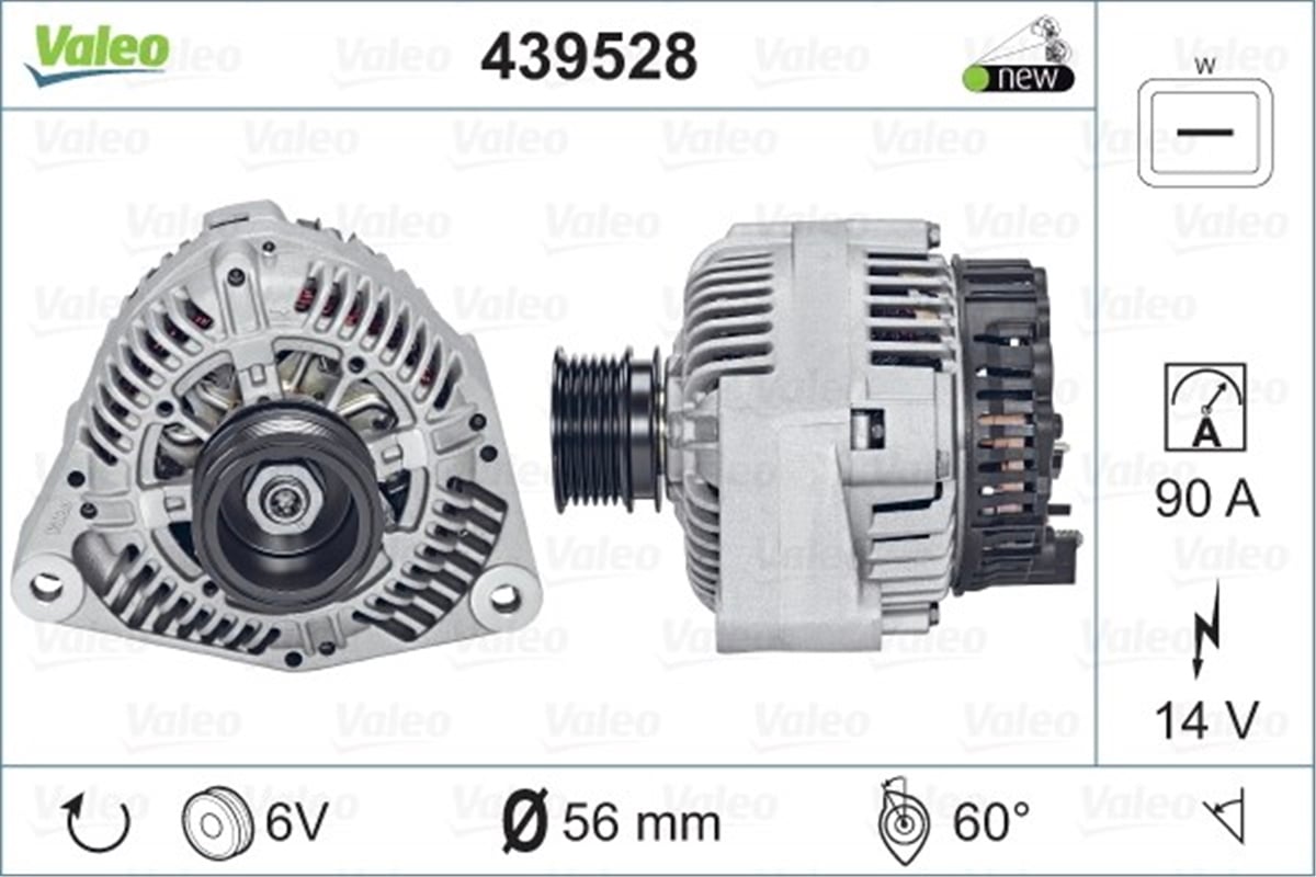 VITOALTERNATÖR MERCEDES VITO VALEO 439528VALEOVALEO 439528
