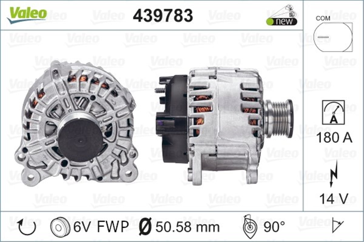 VOLKSWAGENALTERNATÖR VW VALEO 439783VALEOVALEO 439783