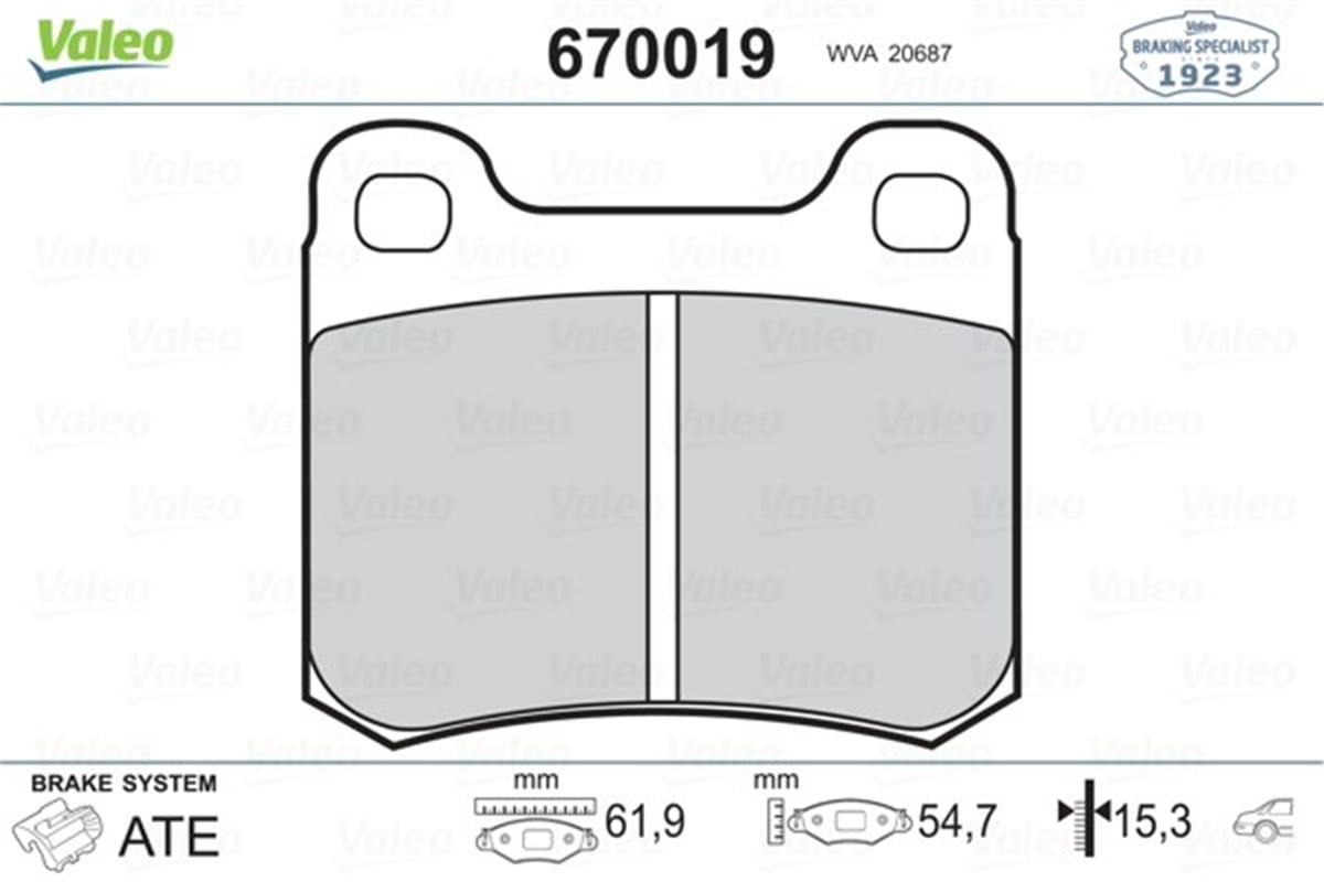 W124ARKA BALATA MERCEDES W202 C180 C200 C220 93-00 S202 W124 86-93 S124 C124 W126 W201 VALEO 670019VALEOVALEO 670019