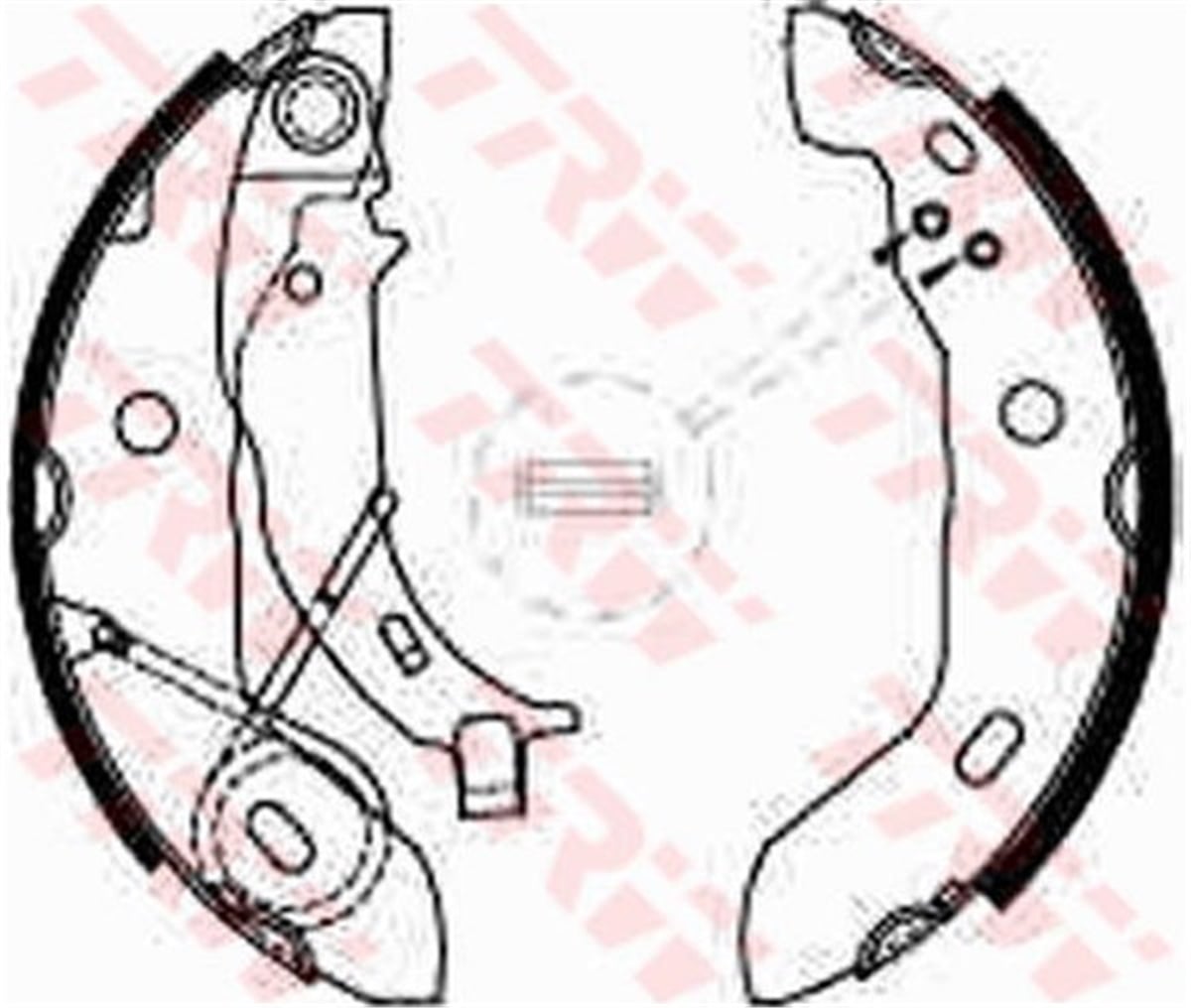 W140ARKA PABUÇ BALATA MERCEDES W168 A140 97-04 A160 CDİ 98-04 A170 CDİ 98-04 A190 98 180X40 TRW GS8627TRWTRW GS8627