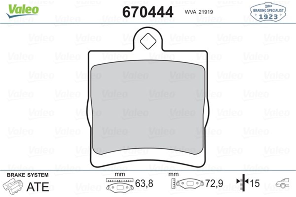 W202ARKA BALATA MERCEDES W210 E200 96-02 W202 C200 C230 94-00 S202 S210 A208 C208 R170 96-04 VALEO 670444VALEOVALEO 670444