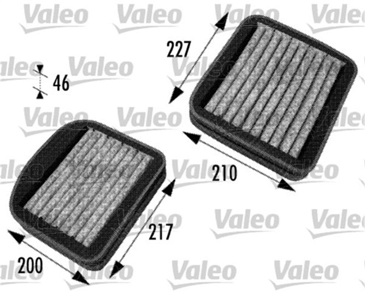 W210POLEN FİLTRESİ 2 Lİ TK MERCEDES E CLASS W210 CA VALEO 698772VALEOVALEO 698772