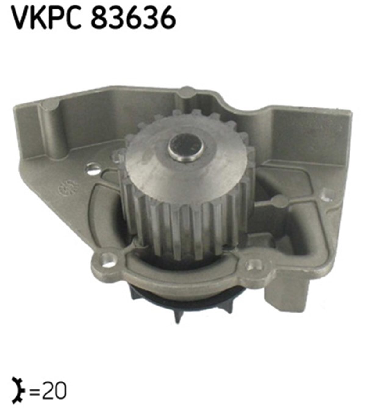 XSARADEVİRDAİM P306-P406-XANTIA-XSARA 2.0 16V SKF VKPC83636SKFSKF VKPC83636
