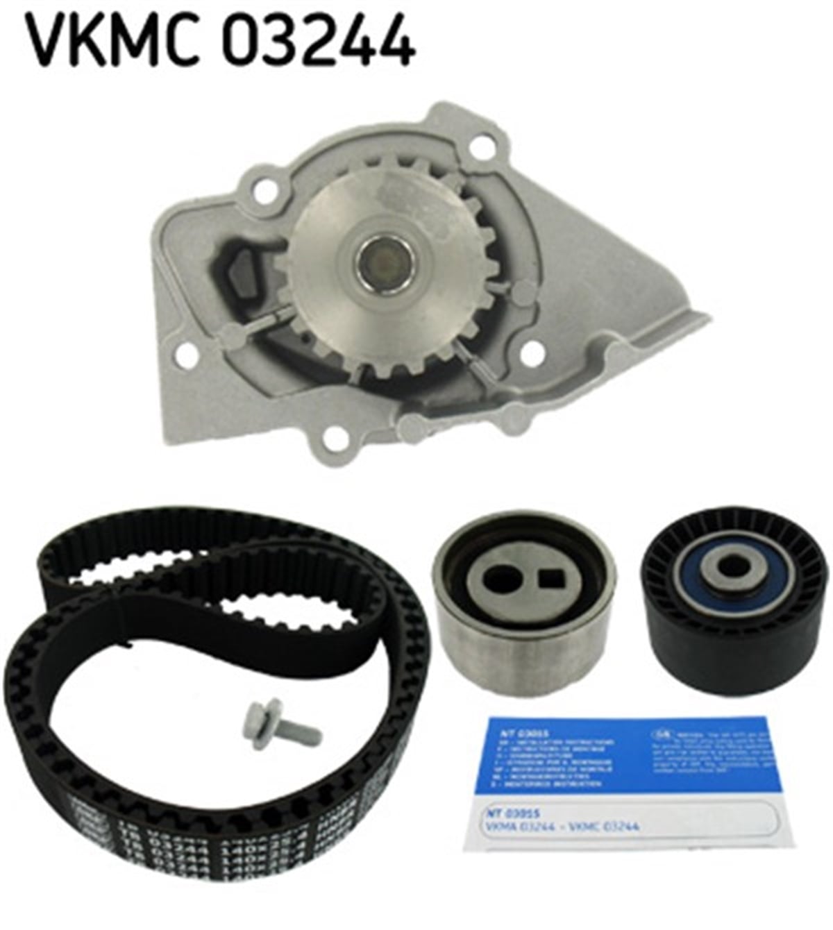 XSARADEVİRDAİMLİ EKSANTRİK GERGİ KİTİ BERLINGO-JUMPY-XSARA 1.9D 98 206-306 1.9D 98-01 SKF VKMC03244SKFSKF VKMC03244