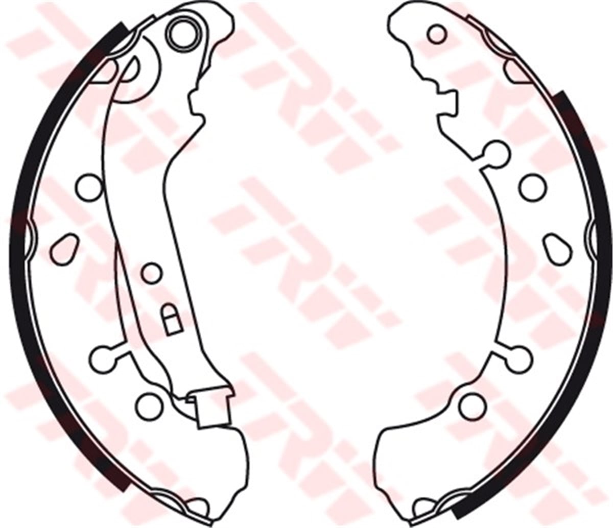 YARISARKA PABUÇ BALATA YARIS 1.3 VVTİ-1.33 VVTİ-1.4D-4D 06 11 203X38 TRW GS8778TRWTRW GS8778