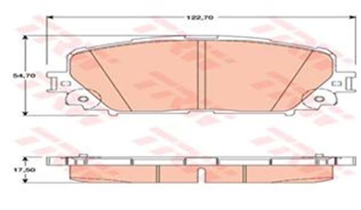 YARISÖN BALATA TOYOTA YARIS 1.0 VVT-I 05 1.8 VVTI 01-2006 1.3VVTİ 10 1.3 11 ABS Lİ TRW GDB3460TRWTRW GDB3460
