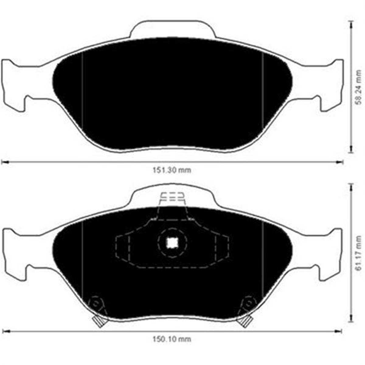 YARISÖN BALATA YARIS 1.0VVTİ 1.3VVTİ 1.4D4D 06 09 11 MARELLI 323700007800MARELLIMARELLI 323700007800
