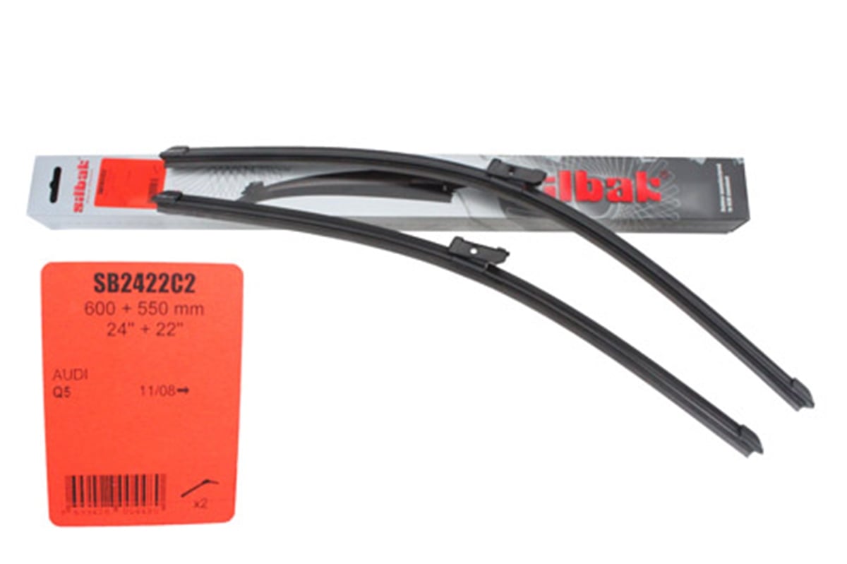 YEDEK PARÇAA4-A5-Q3-Q5-MACAN  08> ÖN SİLECEK SÜPÜRGE TAKIM : MUZ TİPİ (600+550 MM) SIL 8R1955425B SB2422C2PARCAWORLDSIL 8R1955425B