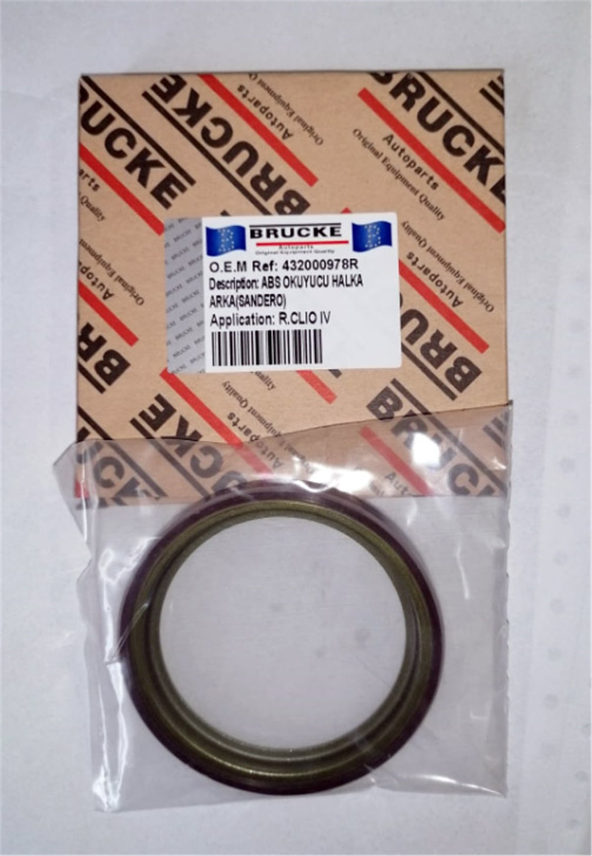 YEDEK PARÇAABS OKUYUCU HALKA ARKA CLİO IVBRUCKE*RSA-432000978R