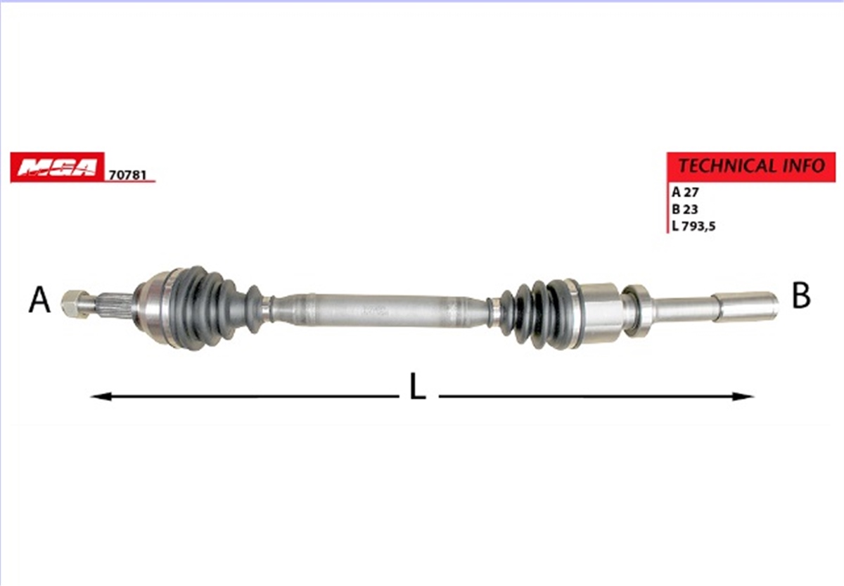 YEDEK PARÇAAKS SAĞ RENAULT LAGUNA II BGO/1 1.6 i 16V M-T SH3 ŞANZUMAN 01-07 8200107530 -MGA-70781MGAMGA-70781