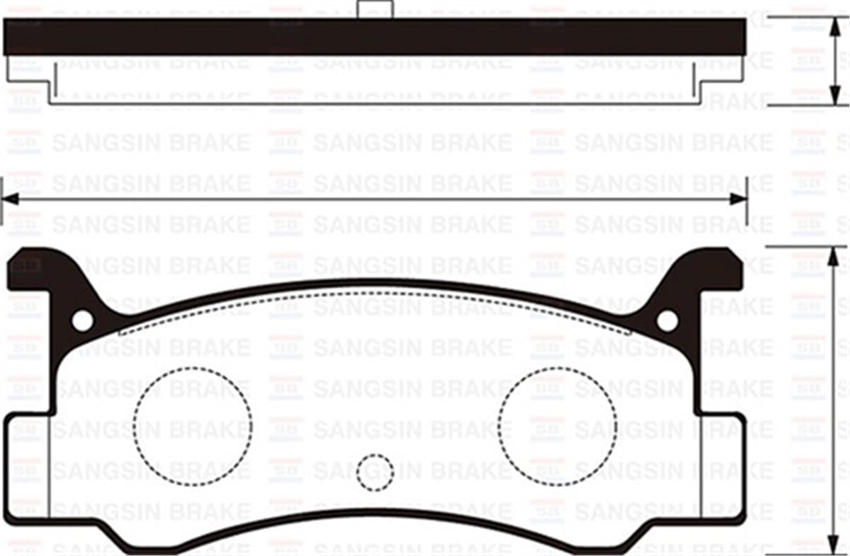 YEDEK PARÇAARKA BALATA DİSK DAIHATSU CHARADE 93-99 MAZDA 323 93 MX3 99 GDB375 SANGSIN SP1215SANGSINSANGSIN SP1215