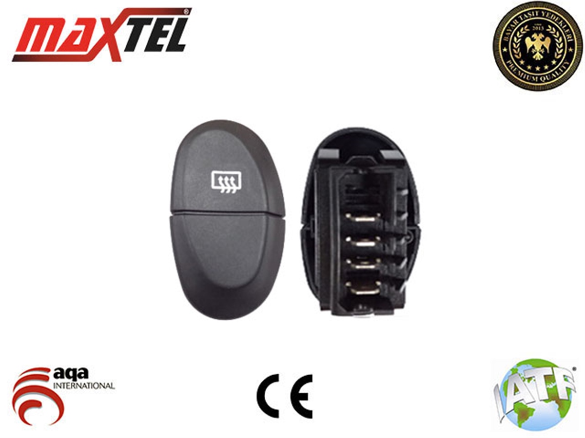 YEDEK PARÇAARKA CAM REZİSTANS ANAHTARI MEGANE I 4 PİNMAXTEL16404243