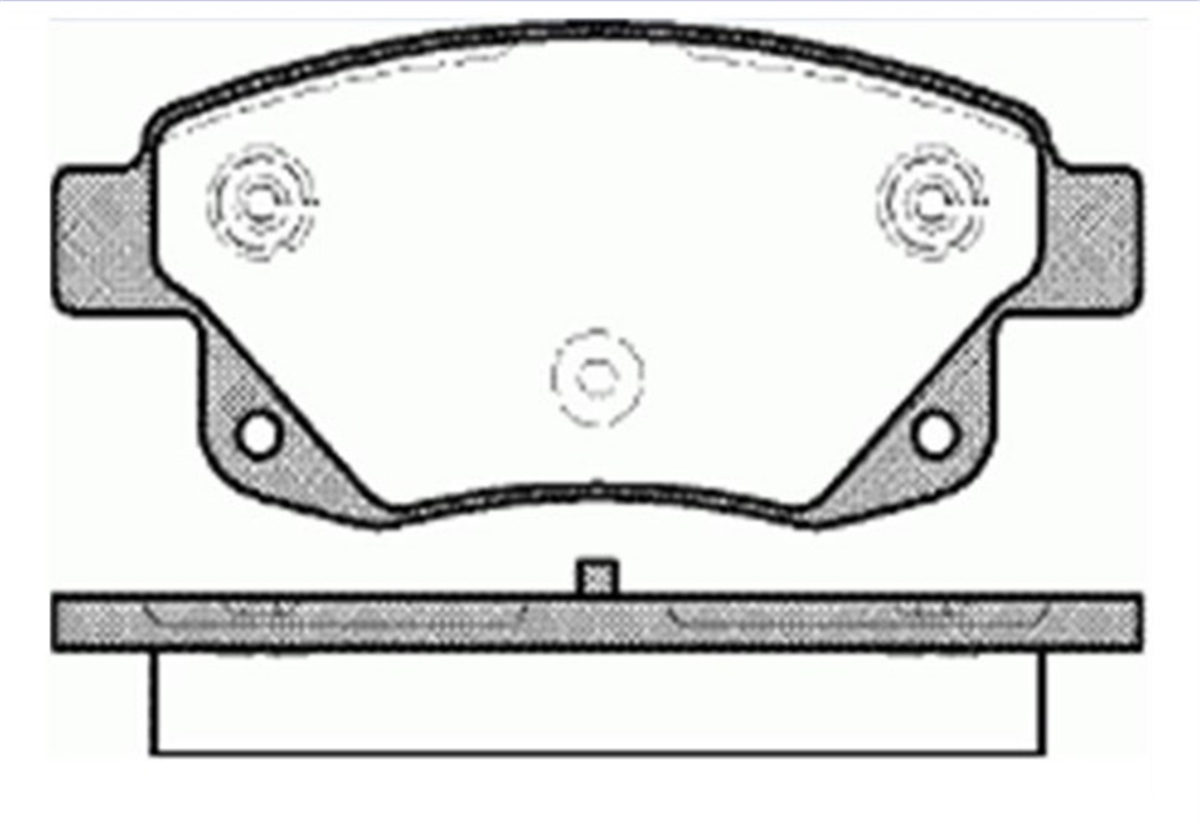 YEDEK PARÇAARKA FREN DISK BALATA  FORD  TRANSIT V347 06-                                                17-15100106 - WVA 24486 6C11 2M008 AB -MGA-55260MGAMGA-55260