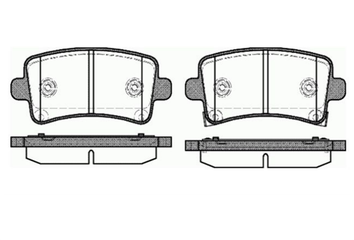 YEDEK PARÇAARKA FREN DISK BALATA WVA 24421  OPEL  INSIGNIA ALL MODEL 08--  ‘’ 17