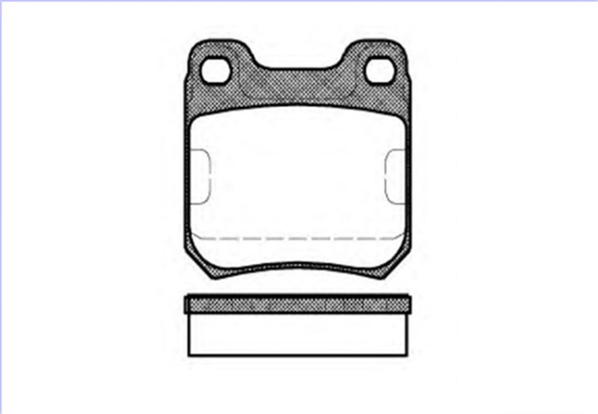 YEDEK PARÇAARKA FREN DISK BALATA WVA 21050  OPEL  VECTRA B OMEGA A SAAB 15.60 MM KALINLIK  1605924 -MGA-55192MGAMGA-55192