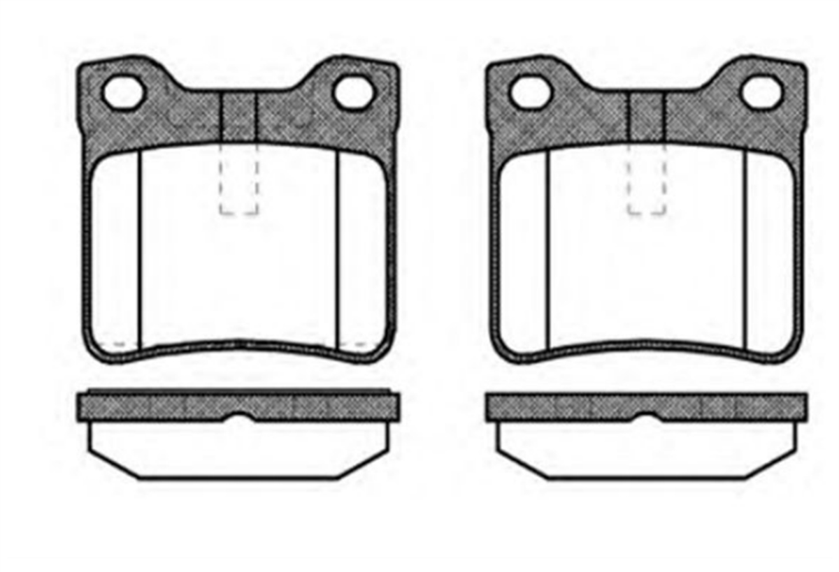 YEDEK PARÇAARKA FREN DISK BALATA WVA 21278  PEUGEOT  406 2.0 607 FISSIZ  425266 -MGA-55166MGAMGA-55166