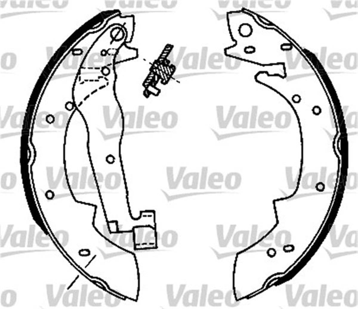 YEDEK PARÇAARKA PABUÇ BALATA R21-CNCRD-P305-P405 VALEO 562105VALEOVALEO 562105