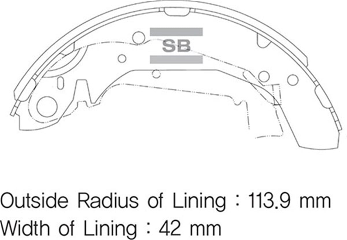YEDEK PARÇAARKA PABUÇ BALATA SONATA IV-SANTA-TUCSON 2.0 16V 98-06 GS8489 SANGSIN SA111SANGSINSANGSIN SA111