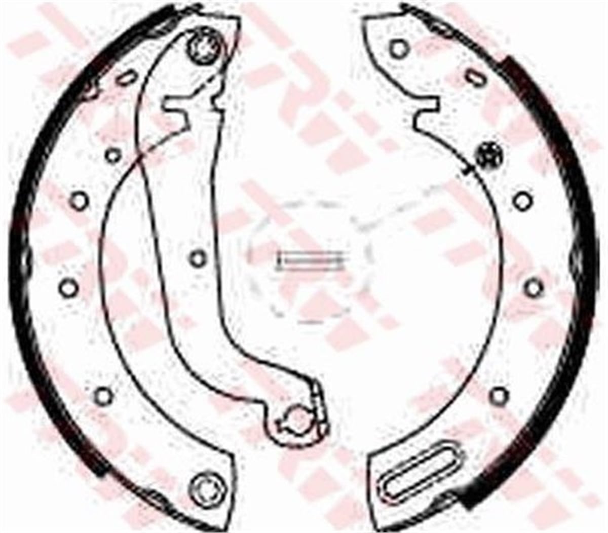 YEDEK PARÇAARKA PAPUÇ BALATA MAVERICK 96-98 SERENA 92-01 TERRANO 96-07 VANETTE 94-01 TRW GS8625TRWTRW GS8625