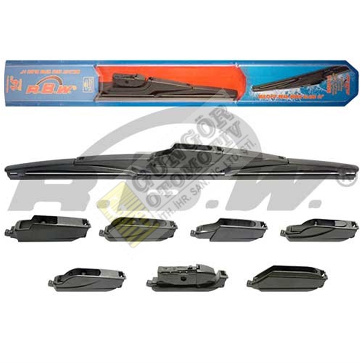 YEDEK PARÇAARKA SİLECEK KOLU 350MM 7 ADAPTÖRLÜ FİORİNO/BİPPER/NEMORBWSGR-95014
