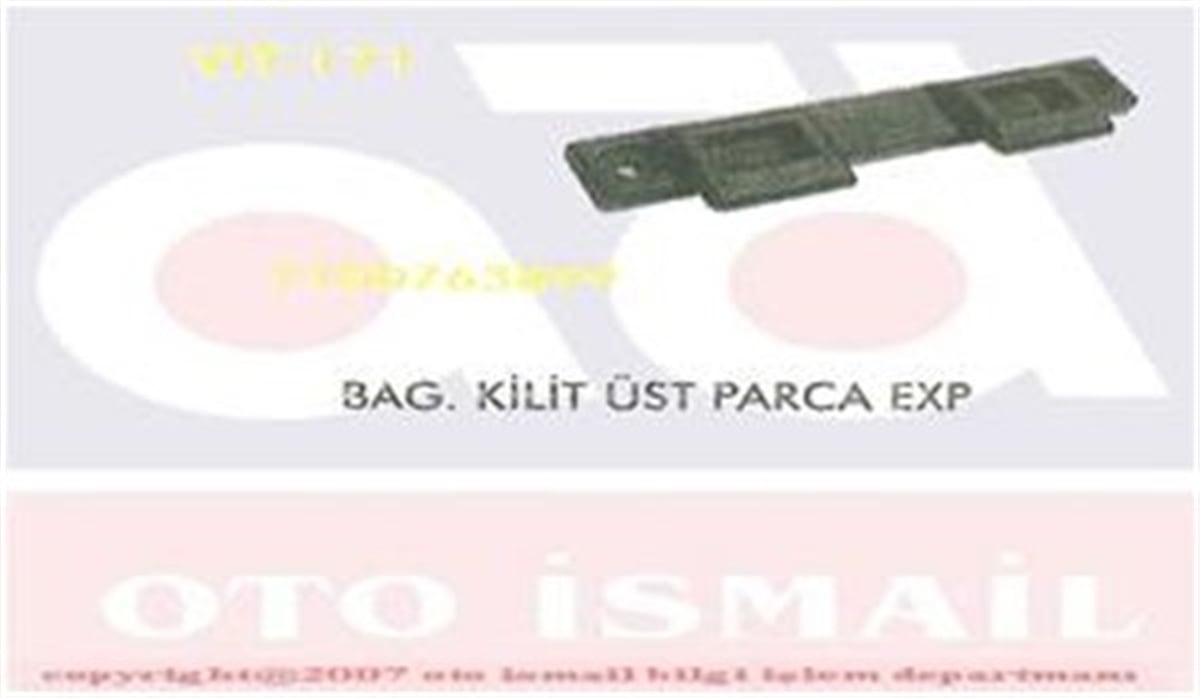 YEDEK PARÇABAGAJ KİLİT ÜST PARÇA EXPRESS VITESSE 171VITESSEVITESSE 171