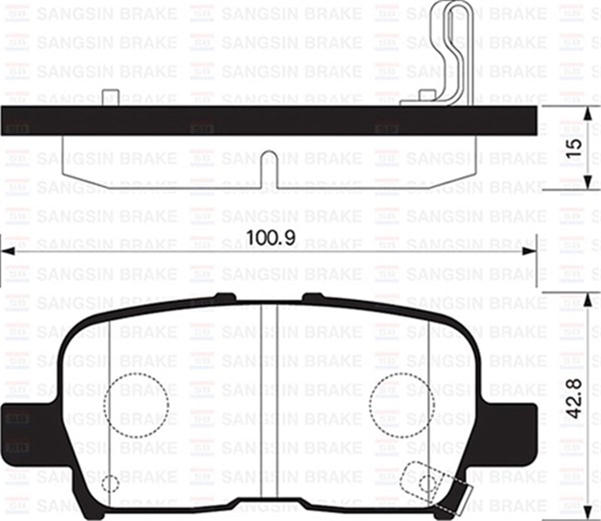 YEDEK PARÇABALATA ARKA DİSK HONDA ODYSSEY 02-04 PILOT 03-08 SANGSIN SP1371SANGSINSANGSIN SP1371