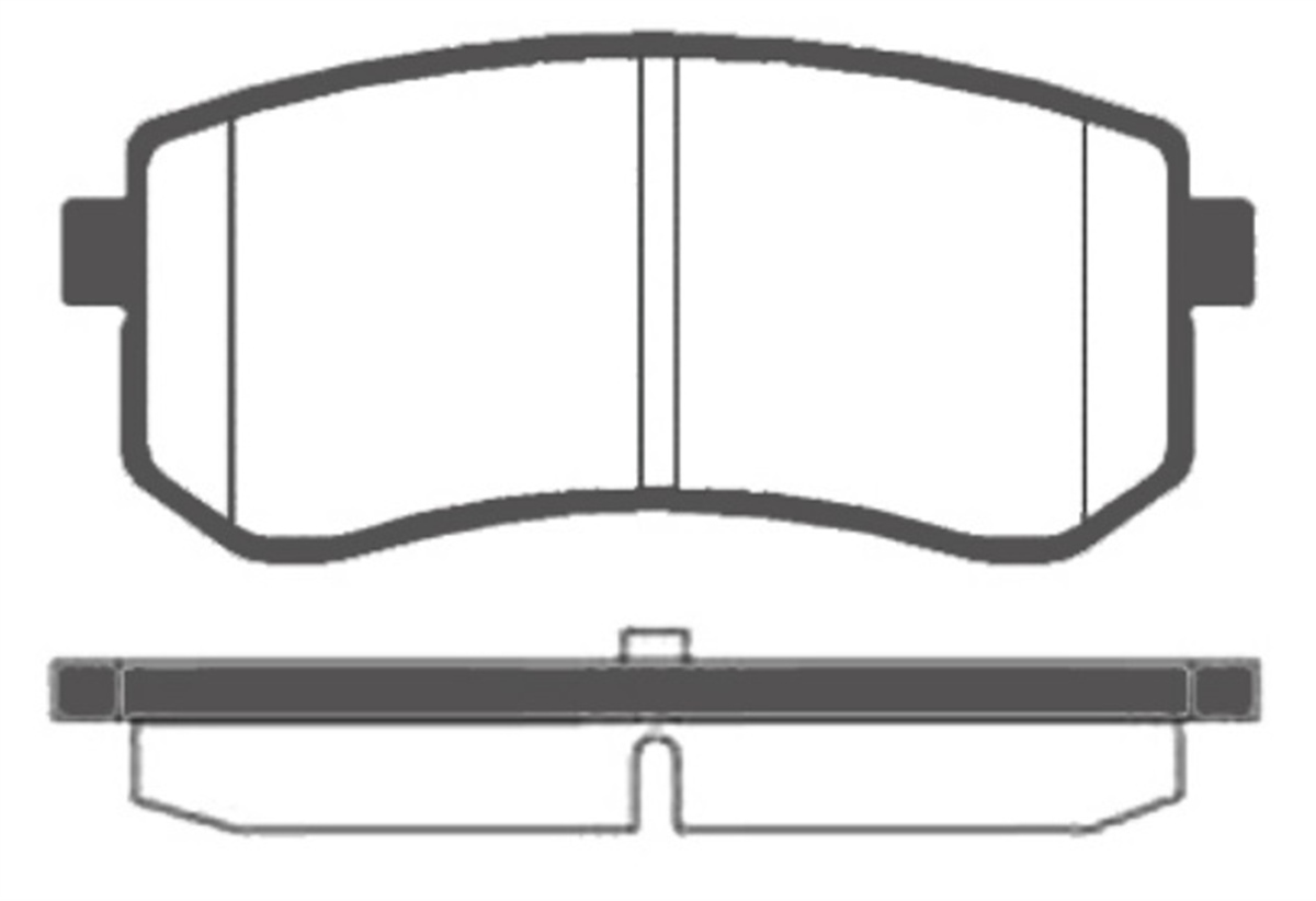 YEDEK PARÇABALATA FREN ARKA-HYUNDAI I10 08>12/KIA PICANTO 04>10  583020XA00 -MGA-55241MGAMGA-55241