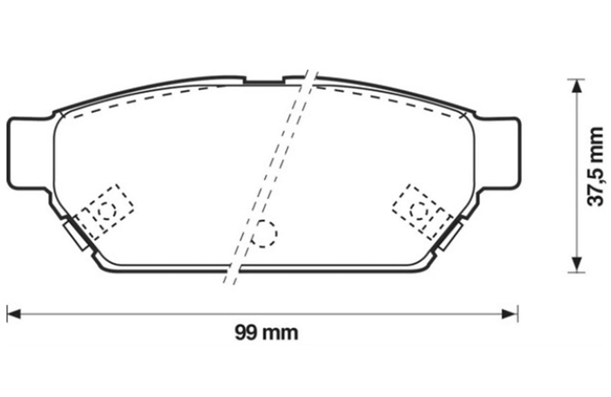 YEDEK PARÇABALATA FREN ARKA-MITSUBISHI LANCER 92>02/COLT 92>03/CARISMA 00>06/PROTON PERSONA 96>> 