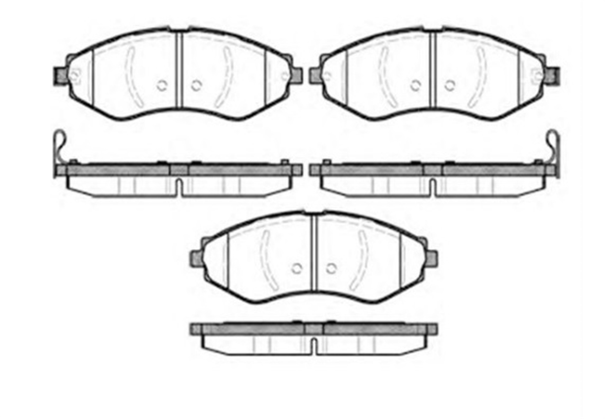 YEDEK PARÇABALATA FREN ON-CHEVROLET LACETTI 04>10  96405129 -MGA-55333MGAMGA-55333