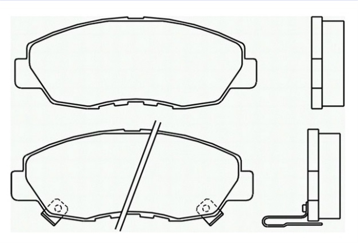 YEDEK PARÇABALATA FREN ON-HONDA ACCORD 90>98  45022SM4A00 -MGA-55306MGAMGA-55306