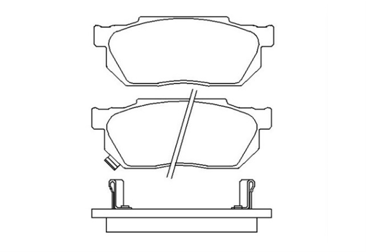 YEDEK PARÇABALATA FREN ON-HONDA CIVIC 1988>1991  45022SH3G50 -MGA-55314MGAMGA-55314