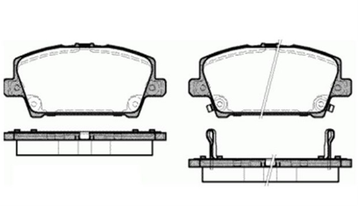 YEDEK PARÇABALATA FREN ON-HONDA CIVIC 07>11 HB/CIVIC 2012>> SEDAN  45022SMGE01 -MGA-55322MGAMGA-55322