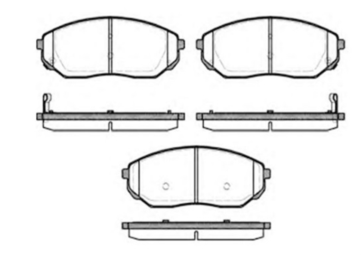 YEDEK PARÇABALATA FREN ON-KIA SORENTO 02>10  581013EE00 -MGA-55379MGAMGA-55379