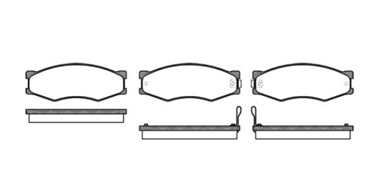 YEDEK PARÇABALATA FREN ON-NISSAN D21 1986>1997/D22 1998>2002  4106011P26 -MGA-55402MGAMGA-55402