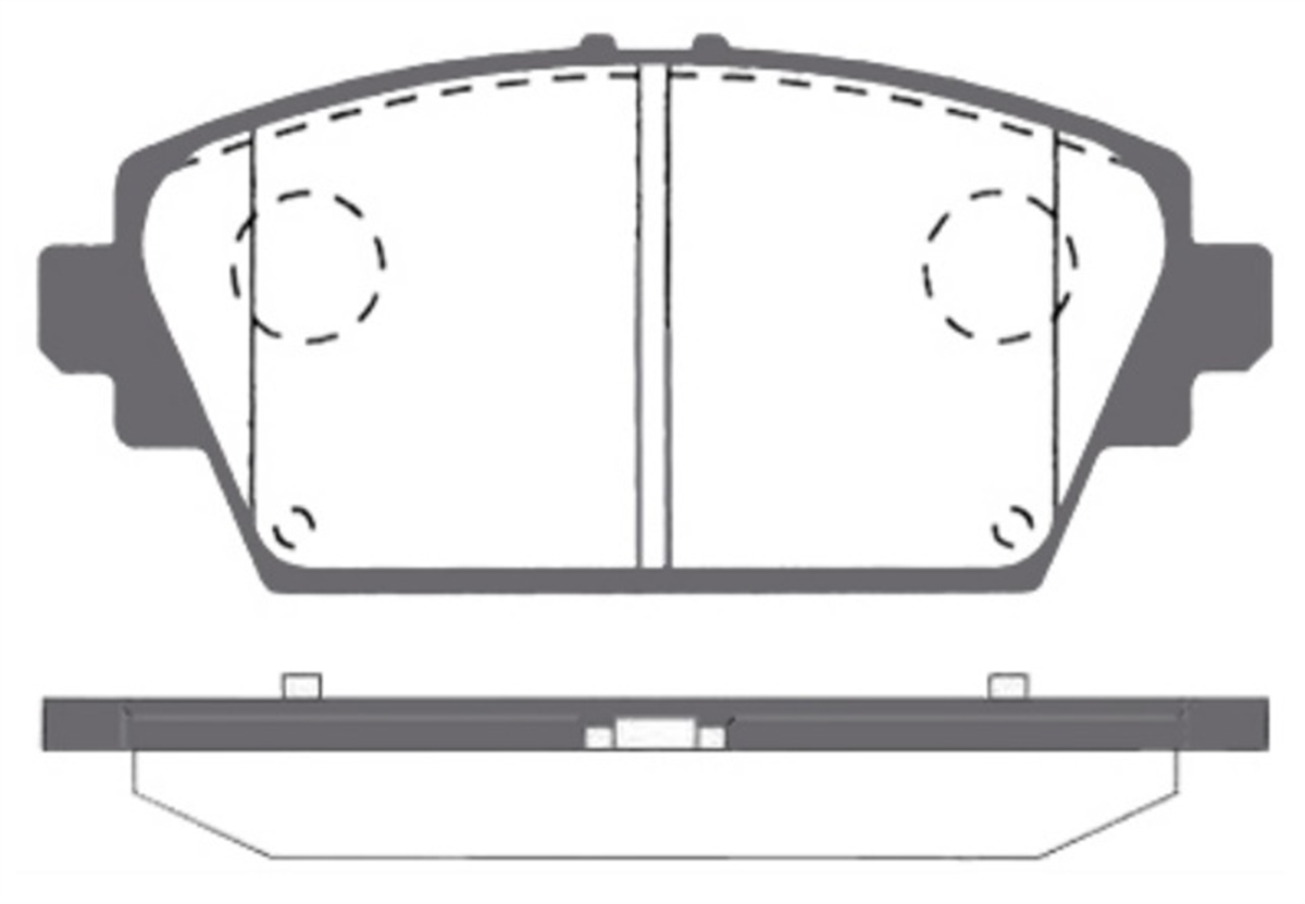 YEDEK PARÇABALATA FREN ON-NISSAN PRIMERA-P12 03>10 / HONDA ACCORD 98>03  41060AV125 -MGA-55408MGAMGA-55408
