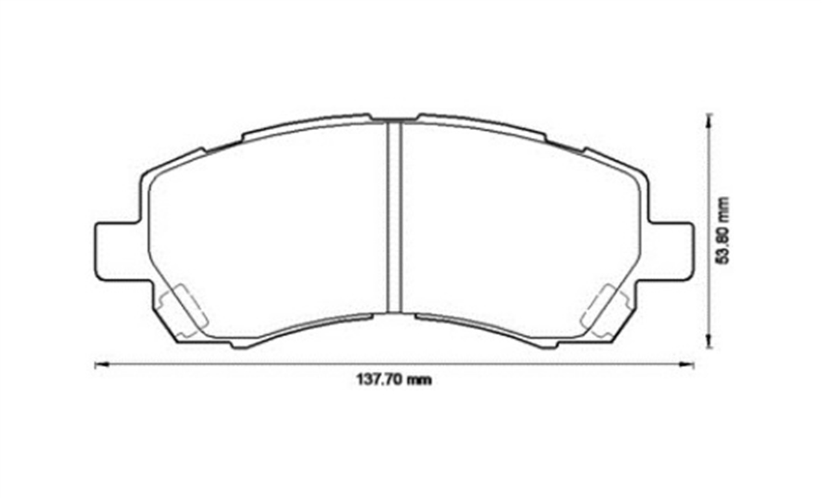 YEDEK PARÇABALATA FREN ON-SUBARU IMPREZA 92>00 
