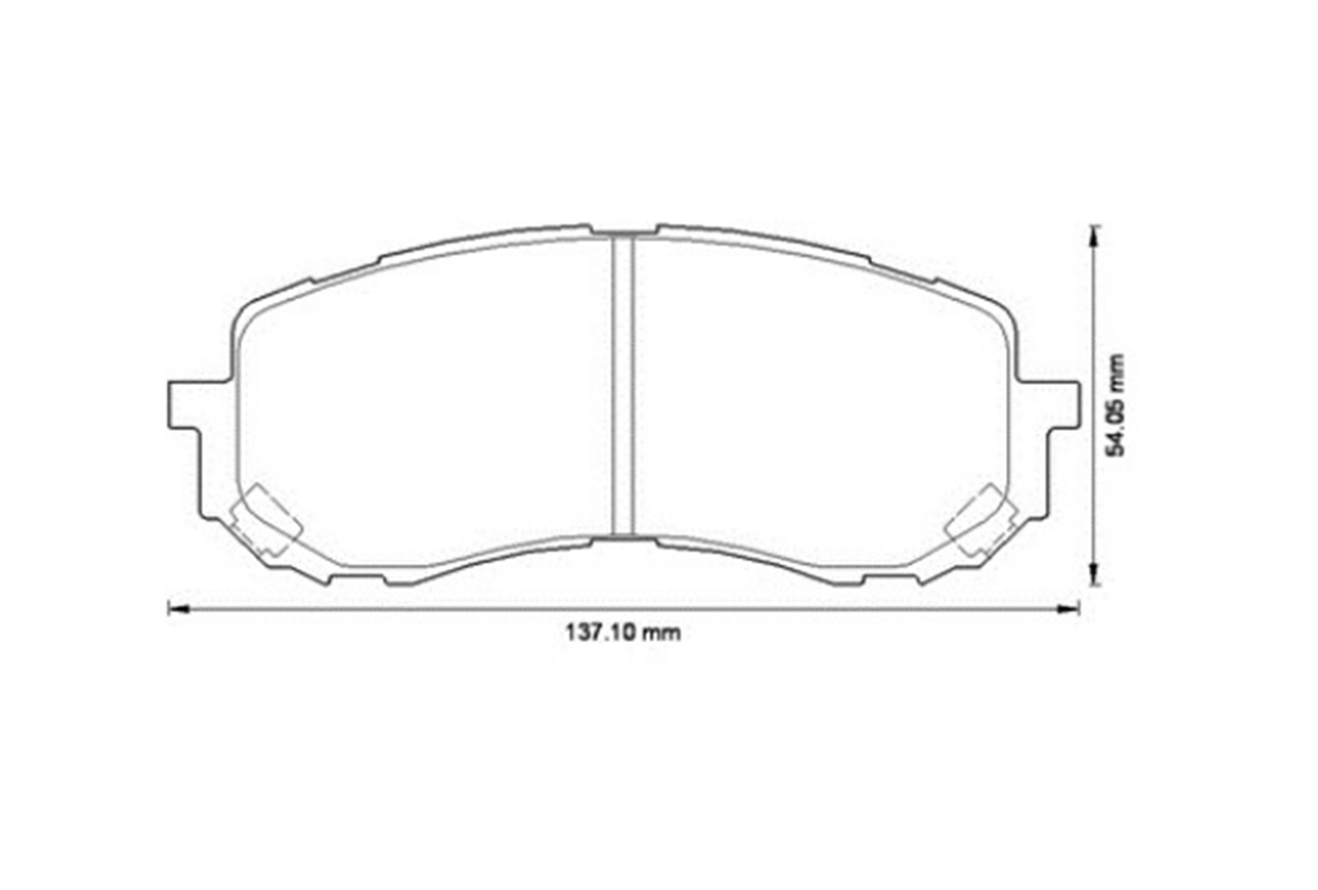 YEDEK PARÇABALATA FREN ON-SUBARU IMPREZA 00>12 